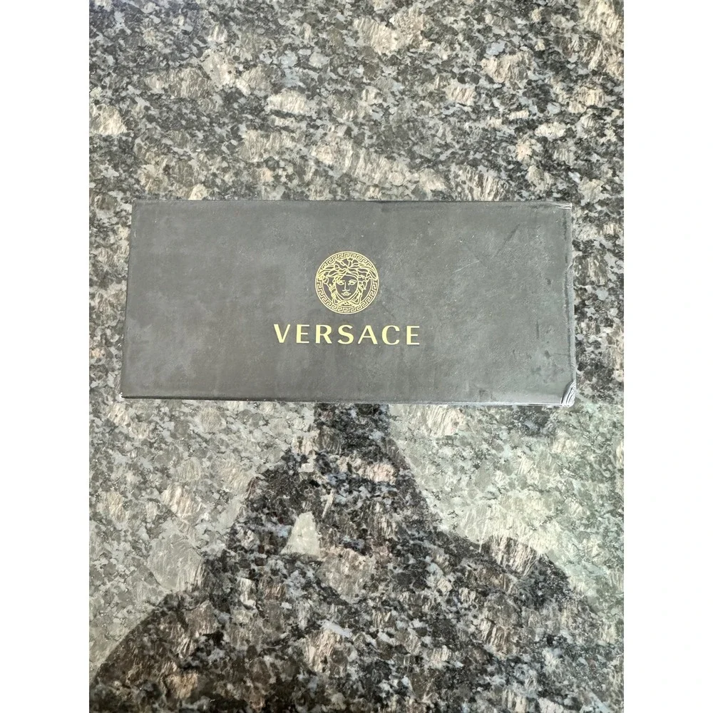Versace 4453 GB1/87 Medusa Biggie Sunglasses Black Gold Oversized Womens‎ 56mm